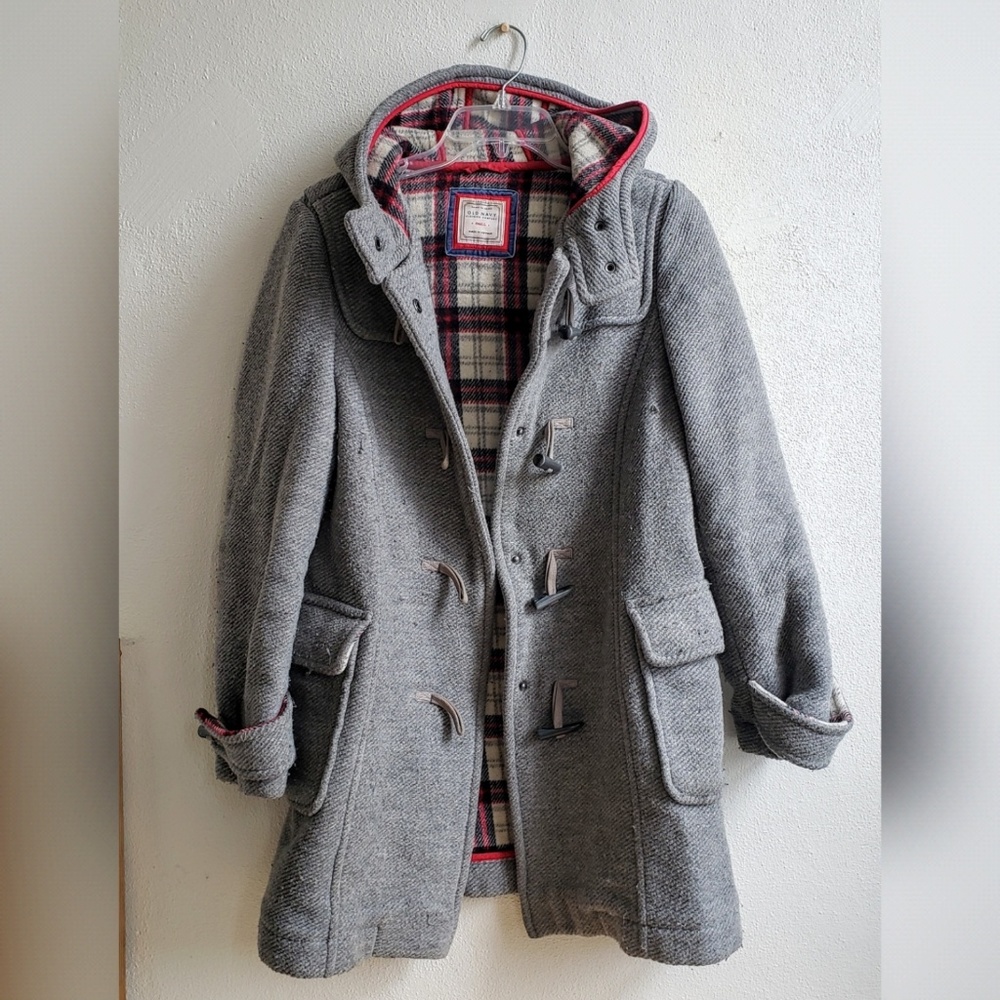 Old Navy Gray Wool Coat